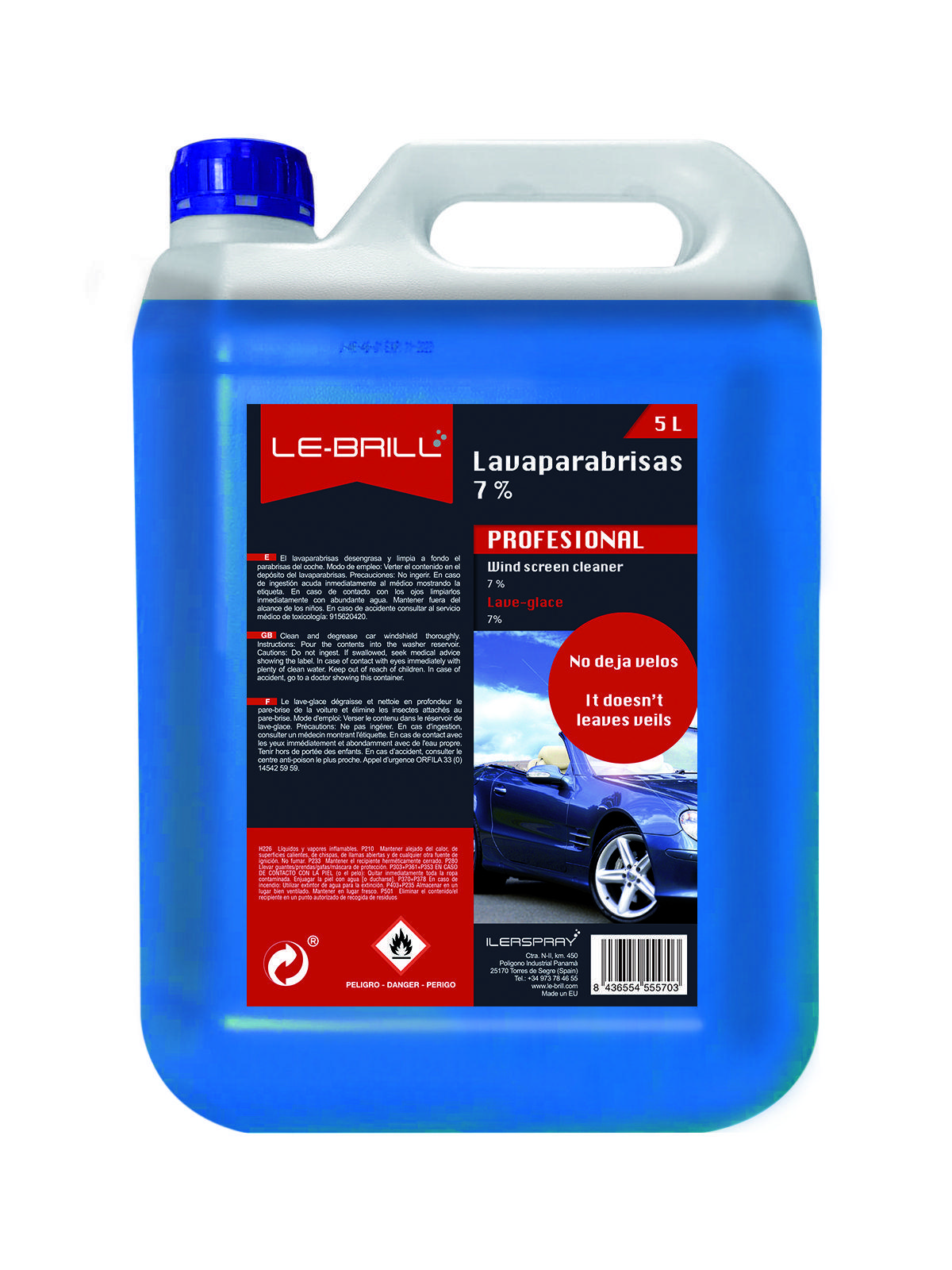 Lavaparabrisas 7% 2L LE-BRILL