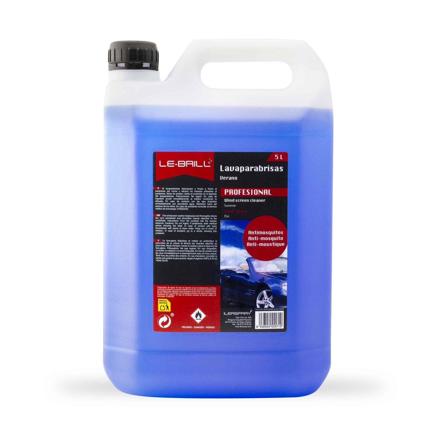 Lavaparabrisas de ANTIMOSQUITOS 5L LE-BRILL